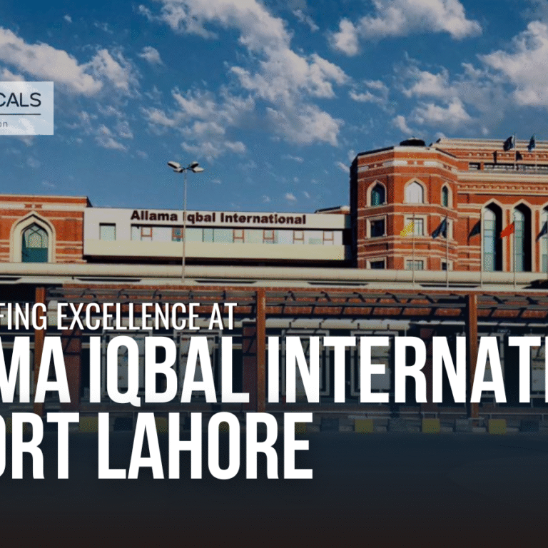 site view of Allama Iqbal International Airport Lahore