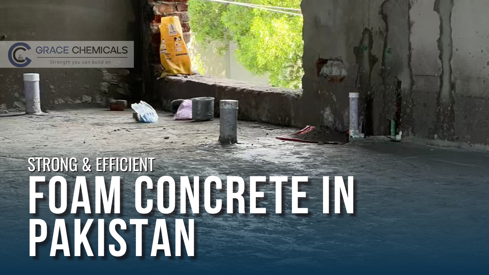 Foam Concrete in Pakistan | Lightweight & Insulated Solution