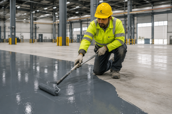 Industrial floor coating system in Pakistan